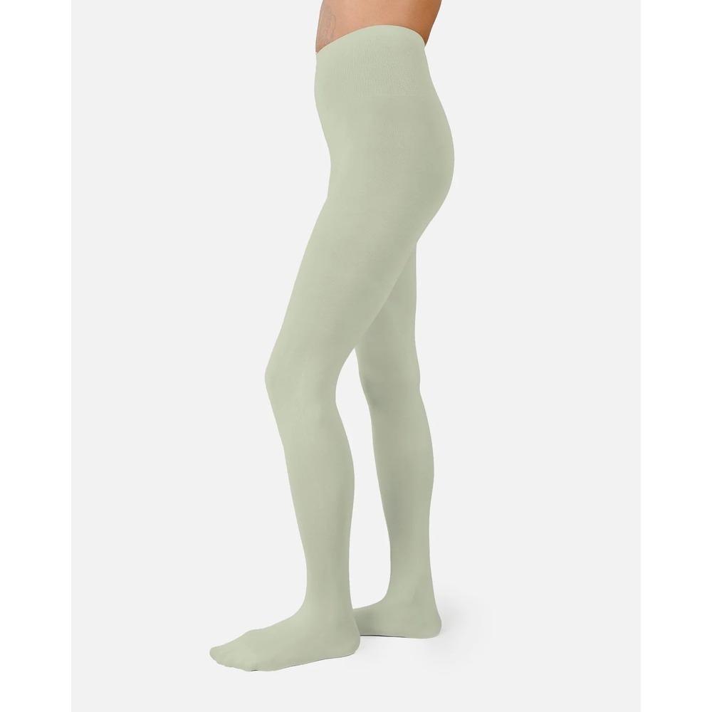 Swedish Stockings Svea Premium Tights 30 Denier Light Green Large New